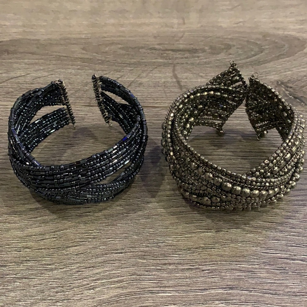 Metallic Bangle Bracelets - image 1